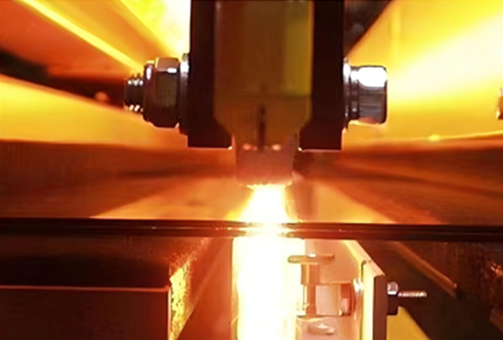 Glass cutting preheating lamp