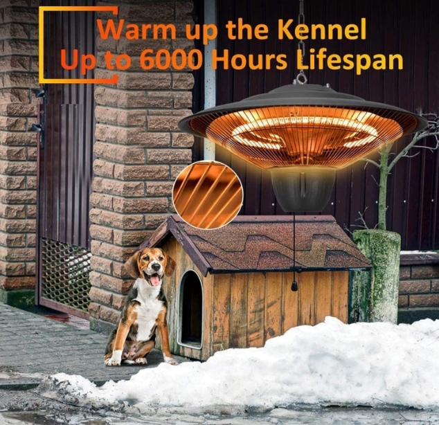 Industrial fan heater